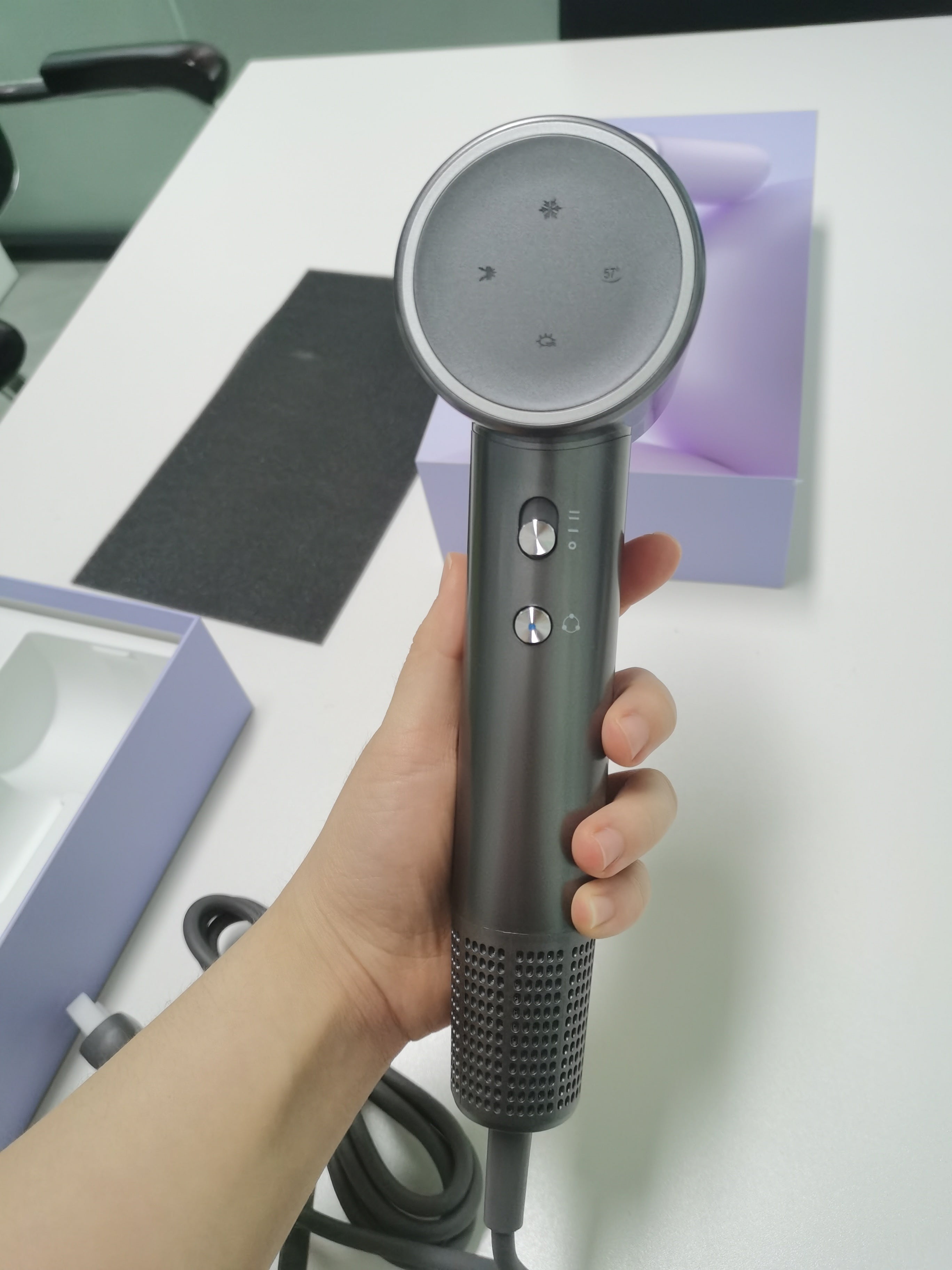 110,000 RPM Ionic Hair Dryer  Fast-Drying & Quiet Design